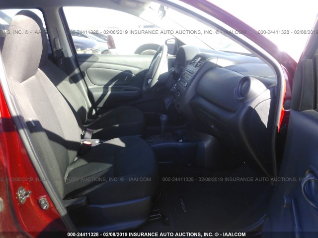 3N1CN7AP1GL872576 - 2016 NISSAN VERSA S/S PLUS/SV/SL RED photo 5