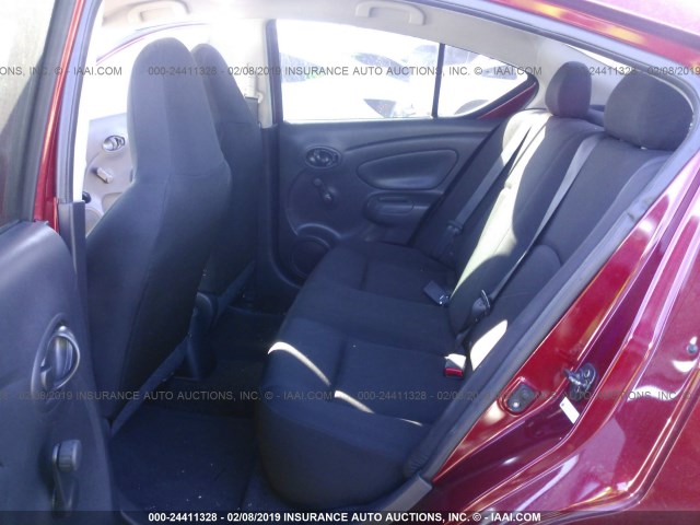 3N1CN7AP1GL872576 - 2016 NISSAN VERSA S/S PLUS/SV/SL RED photo 8