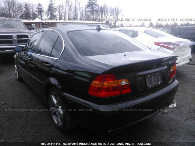 WBAEW53465PN38925 - 2005 BMW 330 XI BLACK photo 3