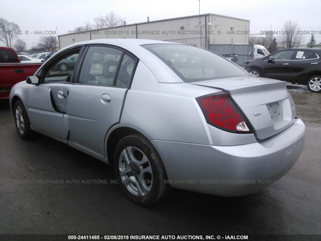 1G8AL52F84Z118884 - 2004 SATURN ION LEVEL 3 SILVER photo 3