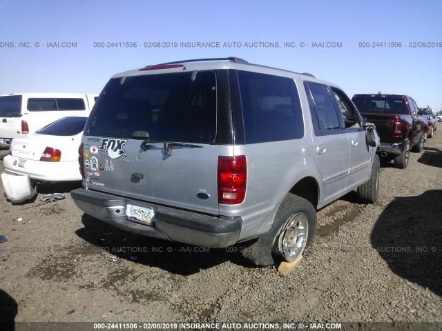 1FMPU16L0YLB42705 - 2000 FORD EXPEDITION XLT SILVER photo 4