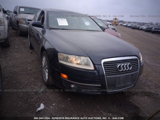 WAUDH74F66N133632 - 2006 AUDI A6 3.2 QUATTRO BLACK photo 1