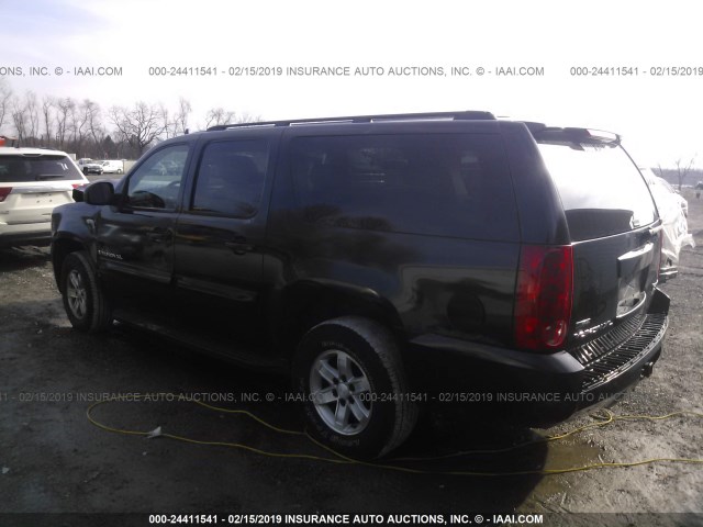 1GKFK16308R262723 - 2008 GMC YUKON XL K1500 BLACK photo 3