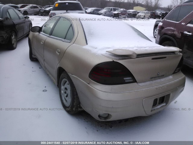 1G2NE52E95M226359 - 2005 PONTIAC GRAND AM SE GOLD photo 3