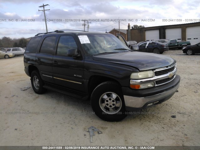 1GNEK13Z13R135334 - 2003 CHEVROLET TAHOE K1500 BLACK photo 1