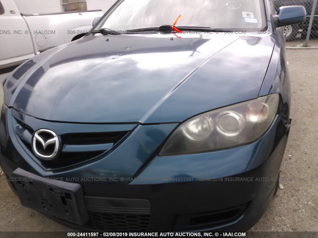 JM1BK123171602202 - 2007 MAZDA 3 S BLUE photo 6