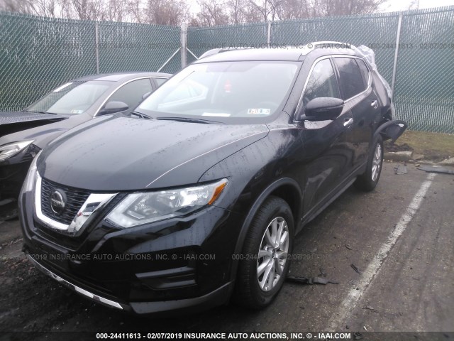 KNMAT2MV4JP570847 - 2018 NISSAN ROGUE S/SV BLACK photo 1