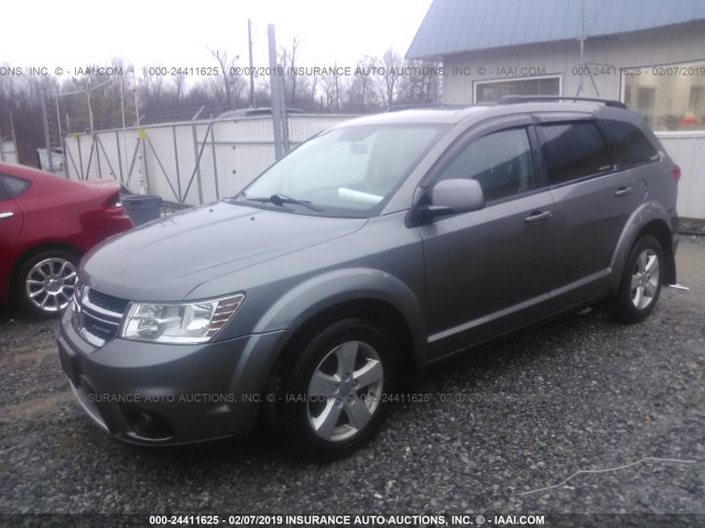 3C4PDDBG6CT246207 - 2012 DODGE JOURNEY SXT GRAY photo 2