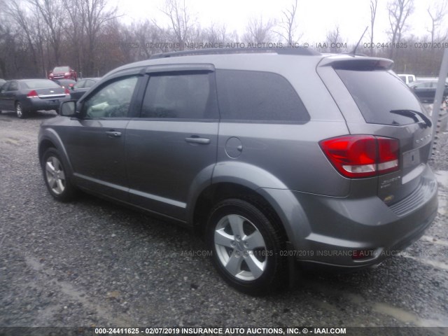 3C4PDDBG6CT246207 - 2012 DODGE JOURNEY SXT GRAY photo 3