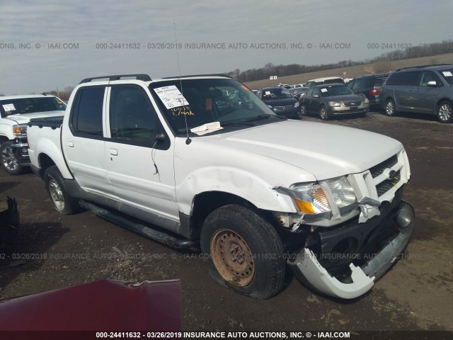 1FMZU77K45UB45596 - 2005 FORD EXPLORER SPORT TR  WHITE photo 1