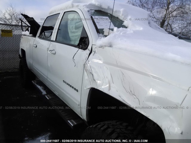 3GCUKREH5FG352736 - 2015 CHEVROLET SILVERADO K1500 LT WHITE photo 6