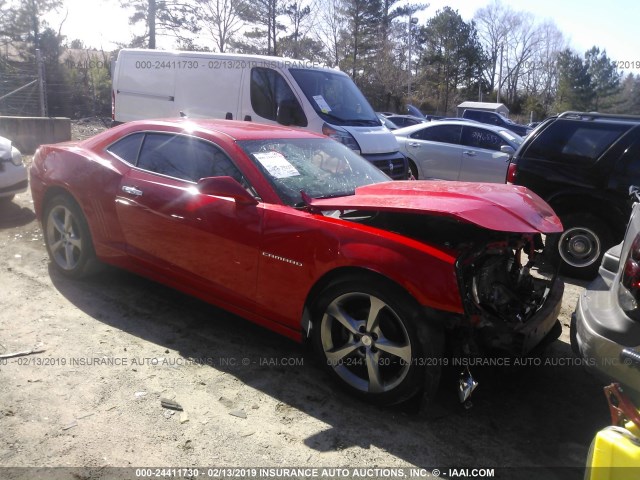 2G1FB1E37F9158730 - 2015 CHEVROLET CAMARO LS RED photo 1