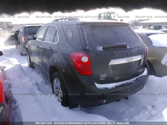 2GNFLEEKXC6211590 - 2012 CHEVROLET EQUINOX LT 黑色 照片 3
