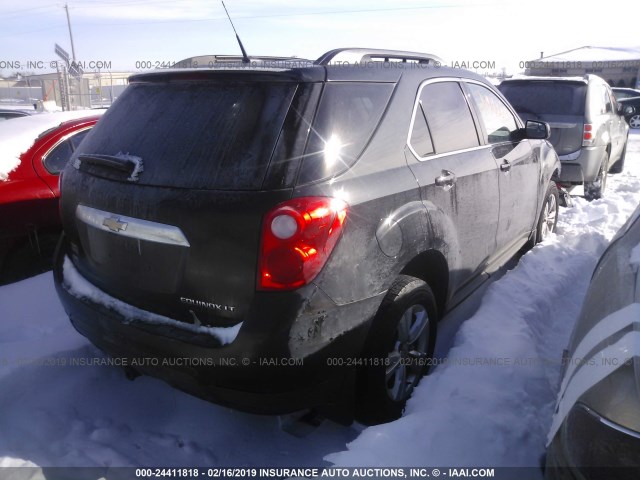 2GNFLEEKXC6211590 - 2012 CHEVROLET EQUINOX LT 黑色 照片 4