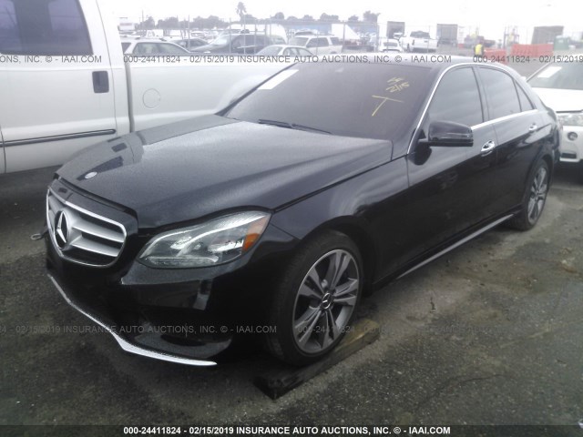 WDDHF5KB8EA888615 - 2014 MERCEDES-BENZ E 350 BLACK photo 2