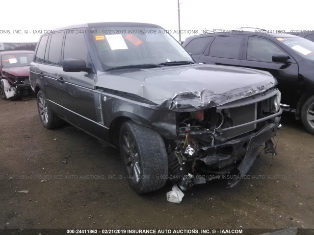 SALMF13438A272657 - 2008 LAND ROVER RANGE ROVER SUPERCHARGED SILVER photo 1