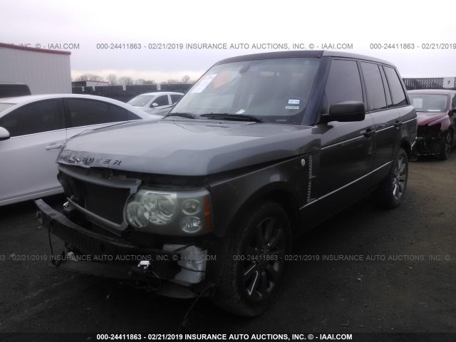 SALMF13438A272657 - 2008 LAND ROVER RANGE ROVER SUPERCHARGED SILVER photo 2