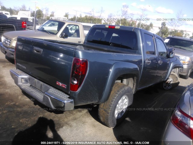 1GTDS136168199281 - 2006 GMC CANYON BLUE photo 4