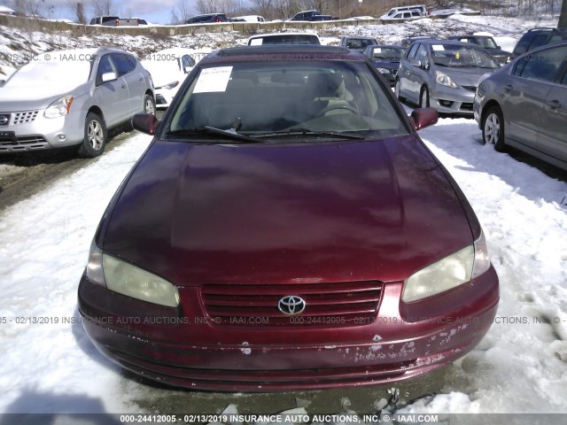 JT2BF22K7X0149445 - 1999 TOYOTA CAMRY LE/XLE Қызыл фото 6