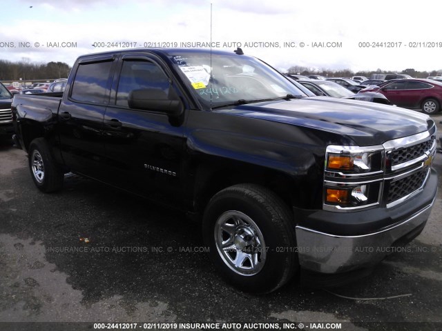 3GCPCPEH8EG431718 - 2014 CHEVROLET SILVERADO C1500 BLACK photo 1