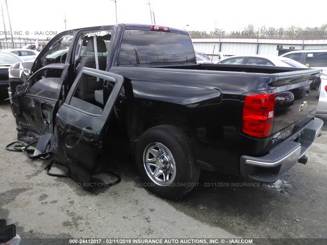 3GCPCPEH8EG431718 - 2014 CHEVROLET SILVERADO C1500 BLACK photo 3