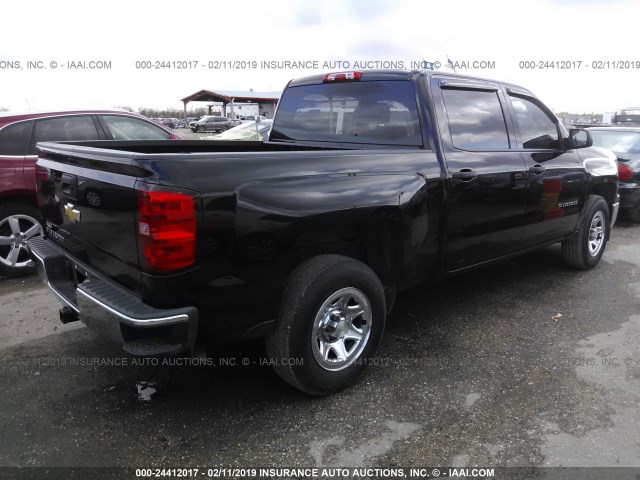 3GCPCPEH8EG431718 - 2014 CHEVROLET SILVERADO C1500 BLACK photo 4