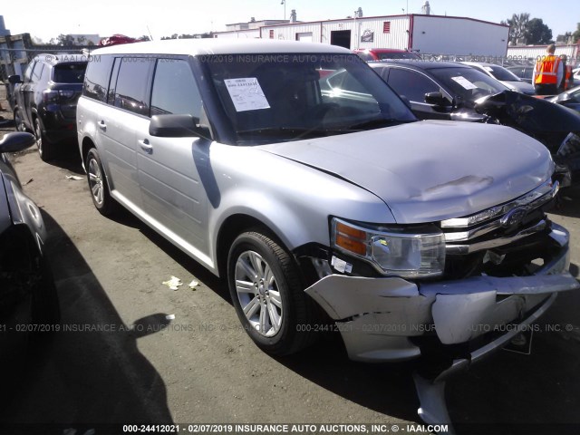 2FMGK5BC7ABA39158 - 2010 FORD FLEX SE SILVER photo 1