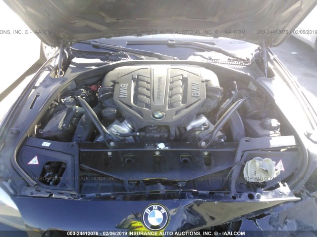 WBAFR9C51CDV59269 - 2012 BMW 550 I BLUE photo 10