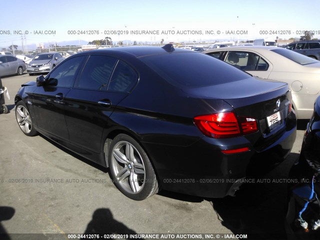 WBAFR9C51CDV59269 - 2012 BMW 550 I BLUE photo 3