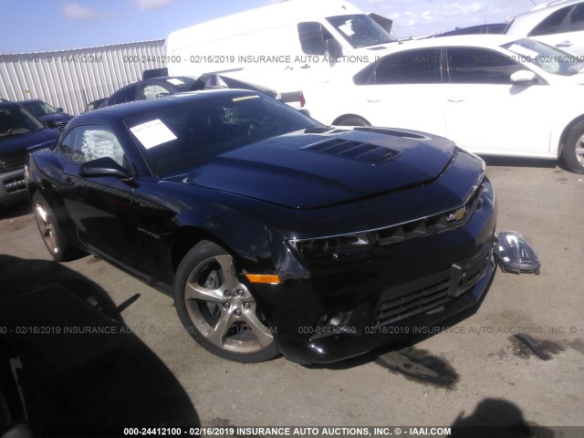 2G1FK1EJ4E9249578 - 2014 CHEVROLET CAMARO 2SS BLACK photo 1