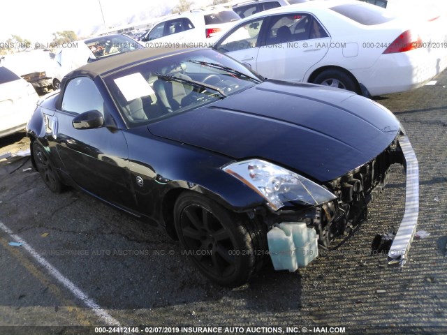 JN1AZ36D65M700226 - 2005 NISSAN 350Z ROADSTER BLACK photo 1