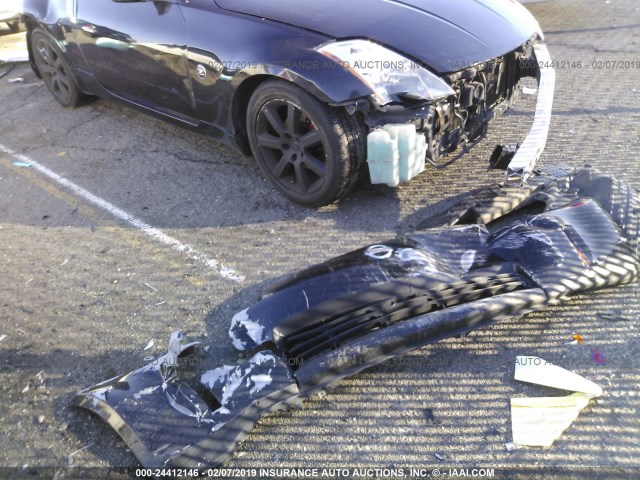 JN1AZ36D65M700226 - 2005 NISSAN 350Z ROADSTER BLACK photo 6