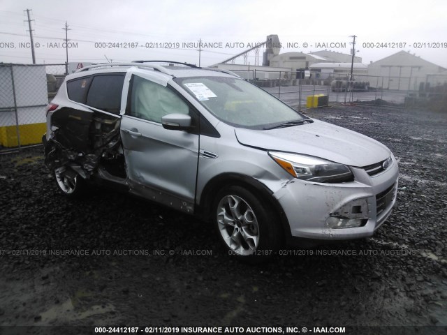 1FMCU9JX6GUC00610 - 2016 FORD ESCAPE TITANIUM SILVER photo 1