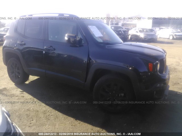 ZACCJBBT2GPD53714 - 2016 JEEP RENEGADE LATITUDE BLACK photo 1