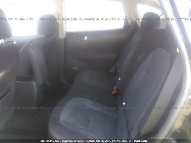 JN8AS5MT9CW611246 - 2012 NISSAN ROGUE S/SV BLACK photo 8