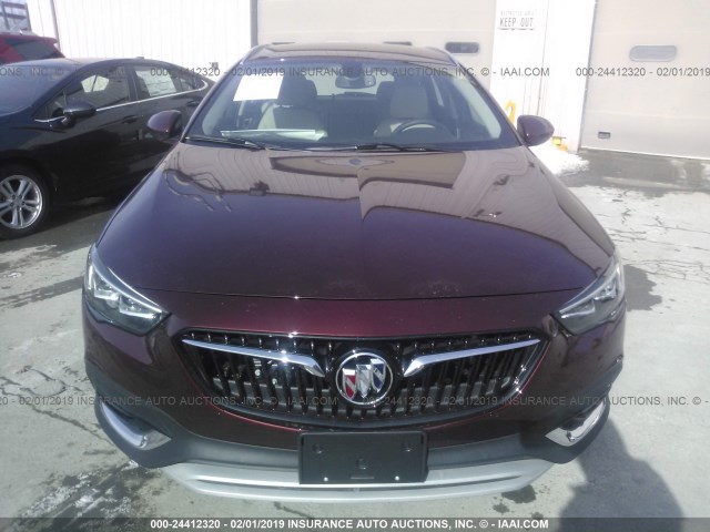 W04GV8SX4J1156394 - 2018 BUICK REGAL TOURX ESSENCE MAROON photo 6