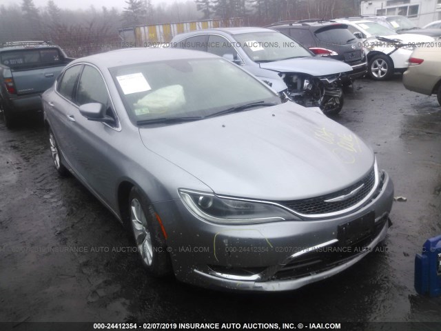 1C3CCCCB5FN619017 - 2015 CHRYSLER 200 C SILVER photo 1