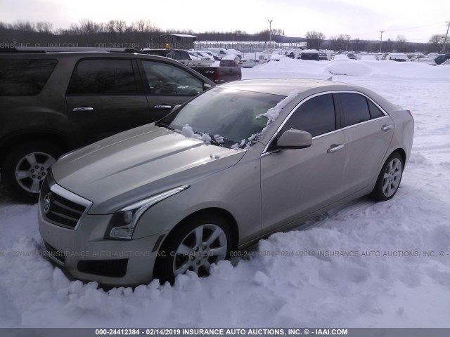 1G6AA5RX4D0138745 - 2013 CADILLAC ATS TAN photo 2