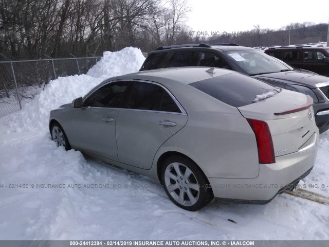 1G6AA5RX4D0138745 - 2013 CADILLAC ATS TAN photo 3