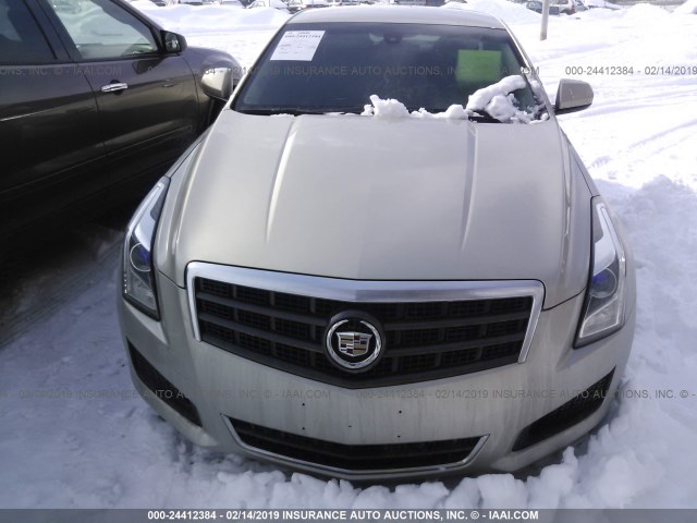 1G6AA5RX4D0138745 - 2013 CADILLAC ATS TAN photo 6