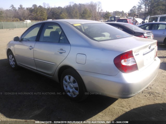 4T1BE30K94U796481 - 2004 TOYOTA CAMRY LE/XLE/SE SILVER photo 3
