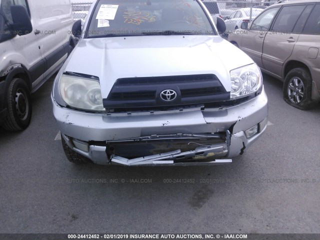 JTEBU14R750056841 - 2005 TOYOTA 4RUNNER SR5/SPORT WHITE photo 6