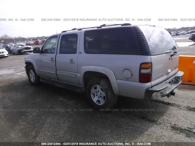 1GNEC16Z25J129892 - 2005 CHEVROLET SUBURBAN C1500 TAN photo 3