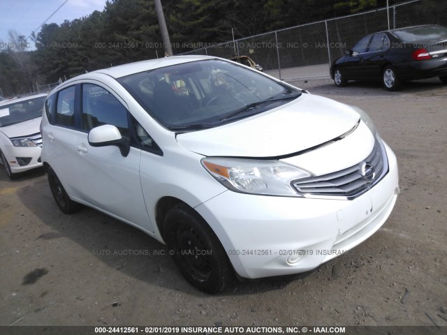 3N1CE2CP7EL388411 - 2014 NISSAN VERSA NOTE S/S PLUS/SV/SL WHITE photo 1