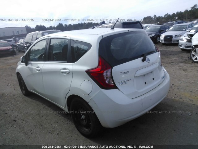 3N1CE2CP7EL388411 - 2014 NISSAN VERSA NOTE S/S PLUS/SV/SL WHITE photo 3