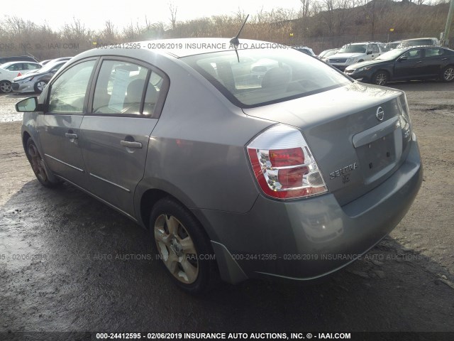 3N1AB61E87L679169 - 2007 NISSAN SENTRA 2.0/2.0S/2.0SL GRAY photo 3