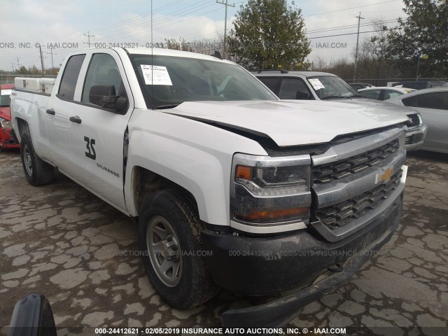 1GCVKNEC2HZ330486 - 2017 CHEVROLET SILVERADO K1500/K1500 LS WHITE photo 1