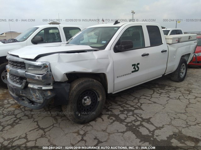 1GCVKNEC2HZ330486 - 2017 CHEVROLET SILVERADO K1500/K1500 LS WHITE photo 2