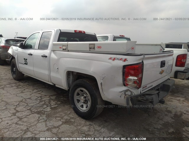 1GCVKNEC2HZ330486 - 2017 CHEVROLET SILVERADO K1500/K1500 LS WHITE photo 3