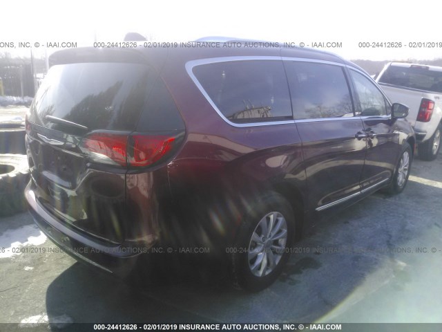 2C4RC1BG5KR554853 - 2019 CHRYSLER PACIFICA TOURING L BURGUNDY photo 4